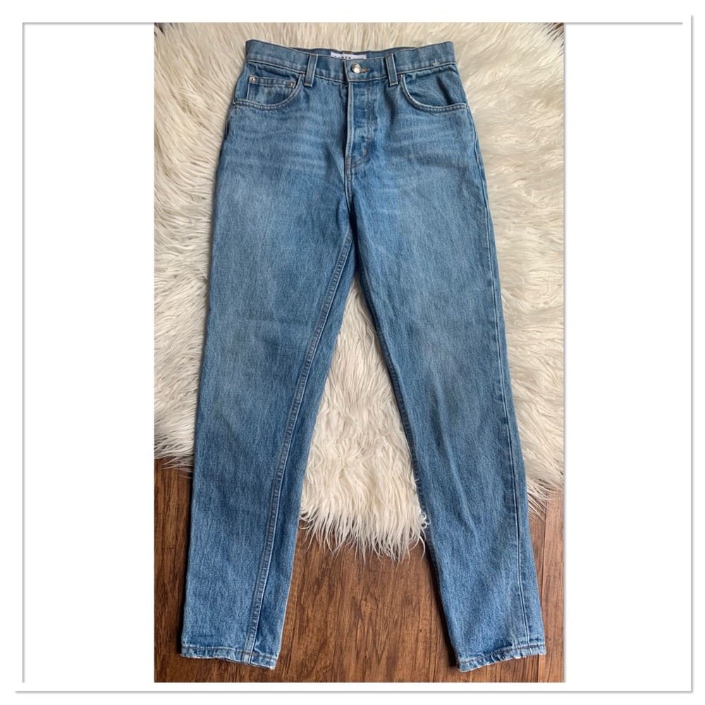 Derek Lam 10 Crosby Lou High Rise Vintage Skinny Jeans Blue Denim Size 26
